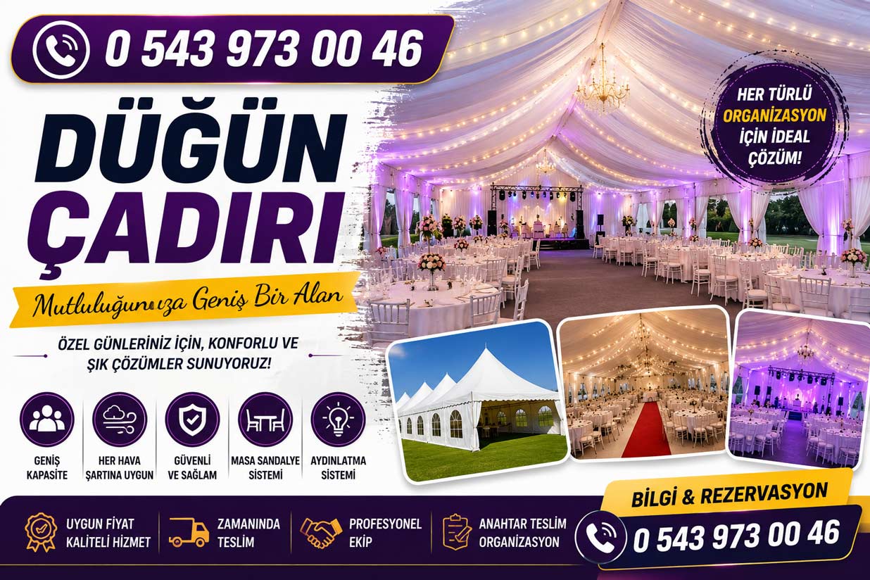Balıkesir Düğün Çadırı